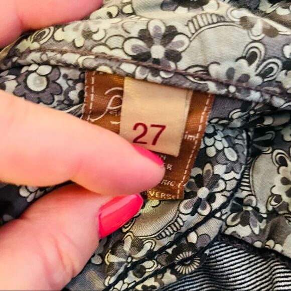 Paige Hidden Hills High Waist Straight Leg Dark Wash Jeans - Picture 6 of 6